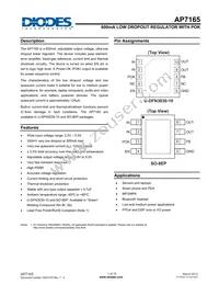 AP7165-SPG-13 Datasheet Cover