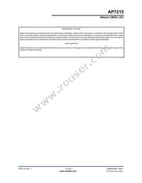 AP7215-33SG-13 Datasheet Page 11