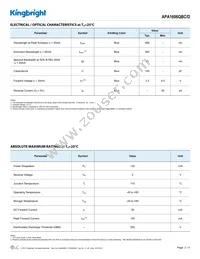 APA1606QBC/D Datasheet Page 2