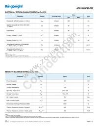 APA1606SF4C-P22 Datasheet Page 2