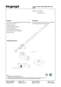 APA1606SGC Datasheet Cover