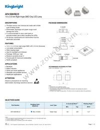 APA1606VBC/D Datasheet Cover