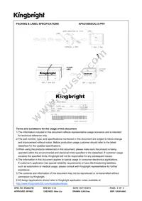 APA2106SECK/J3-PRV Datasheet Page 5