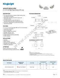APA2107LSECK/J3-PRV Datasheet Cover