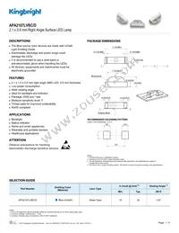 APA2107LVBC/D Datasheet Cover