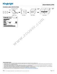 APA2107SECK/J3-PRV Datasheet Page 4