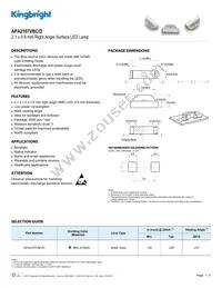 APA2107VBC/D Datasheet Cover