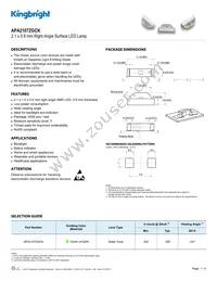 APA2107ZGCK Datasheet Cover