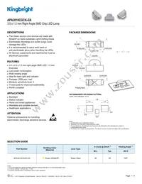 APA3010CGCK-GX Datasheet Cover