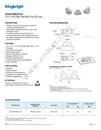 APA3010QBC/D-GX Datasheet Cover