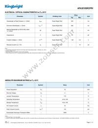 APA3010SRCPRV Datasheet Page 2