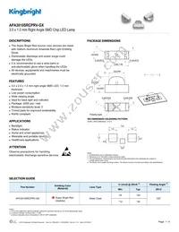 APA3010SRCPRV-GX Datasheet Cover