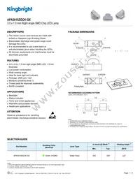 APA3010ZGCK-GX Datasheet Cover