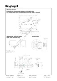 APB2012SURKCGKC Datasheet Page 5