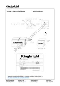 APB2012SURKSYKC Datasheet Page 6