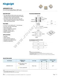 APB3025EYC-F01 Datasheet Cover