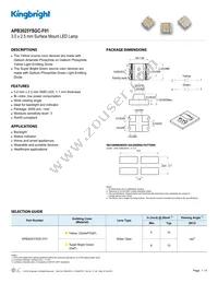 APB3025YSGC-F01 Datasheet Cover
