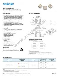 APB3227SURKCGKC Datasheet Cover