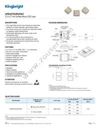 APB3227SURKZGKC Datasheet Cover