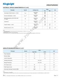 APB3227SURKZGKC Datasheet Page 2