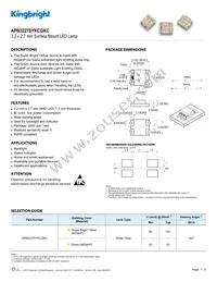 APB3227SYKCGKC Datasheet Cover