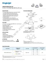 APBA3010SEKCGKC-GX Datasheet Cover