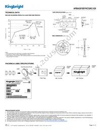 APBA3010SYKCGKC-GX Datasheet Page 4