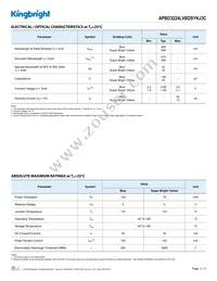 APBD3224LVBDSYKJ3C Datasheet Page 2