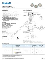 APBD3224LZGKSYKC Datasheet Cover