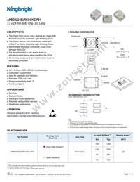 APBD3224SURKCGKC-F01 Datasheet Cover