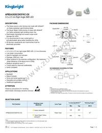 APBDA3020CGKSYKC-GX Datasheet Cover