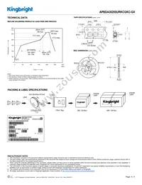 APBDA3020SURKCGKC-GX Datasheet Page 4