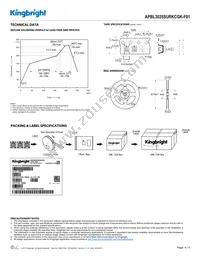 APBL3025SURKCGK-F01 Datasheet Page 4