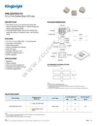 APBL3025YSGC-F01 Datasheet Cover