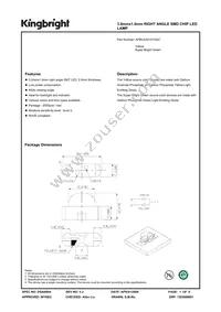 APBVA3010YSGC Datasheet Cover