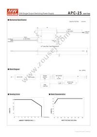 APC-25-700 Datasheet Page 2