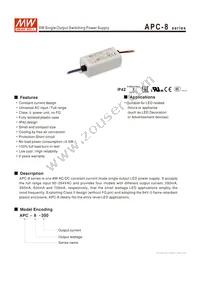 APC-8-500 Datasheet Cover