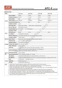 APC-8-500 Datasheet Page 2