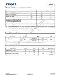 APD260VGTR-G1 Datasheet Page 4