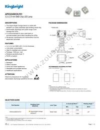 APD3224SECK-F01 Datasheet Cover