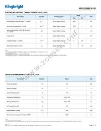 APD3224SECK-F01 Datasheet Page 2