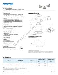 APDA1806SURCK Datasheet Cover