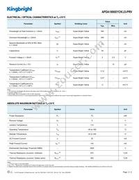 APDA1806SYCK/J3-PRV Datasheet Page 2