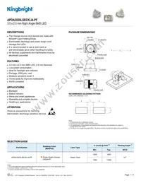 APDA3020LSECK/J4-PF Datasheet Cover