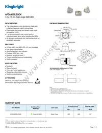 APDA3020LZGCK Datasheet Cover