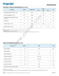 APDA3020LZGCK Datasheet Page 2