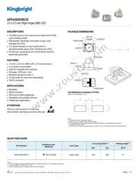 APDA3020VBC/D Datasheet Cover