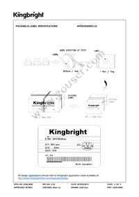 APED3528SEC/J4 Datasheet Page 5