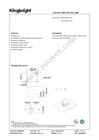 APED3528SYC/J3 Datasheet Cover