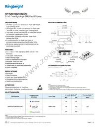 APFA2507QBDSEEZGKC Datasheet Cover